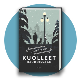 Kuolleet haudoissaan -dekkarin kansikuva