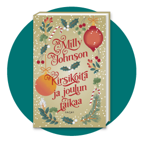 Milly Johnsonin Kirsikoita ja joulun taikaa -kirjan kansikuva