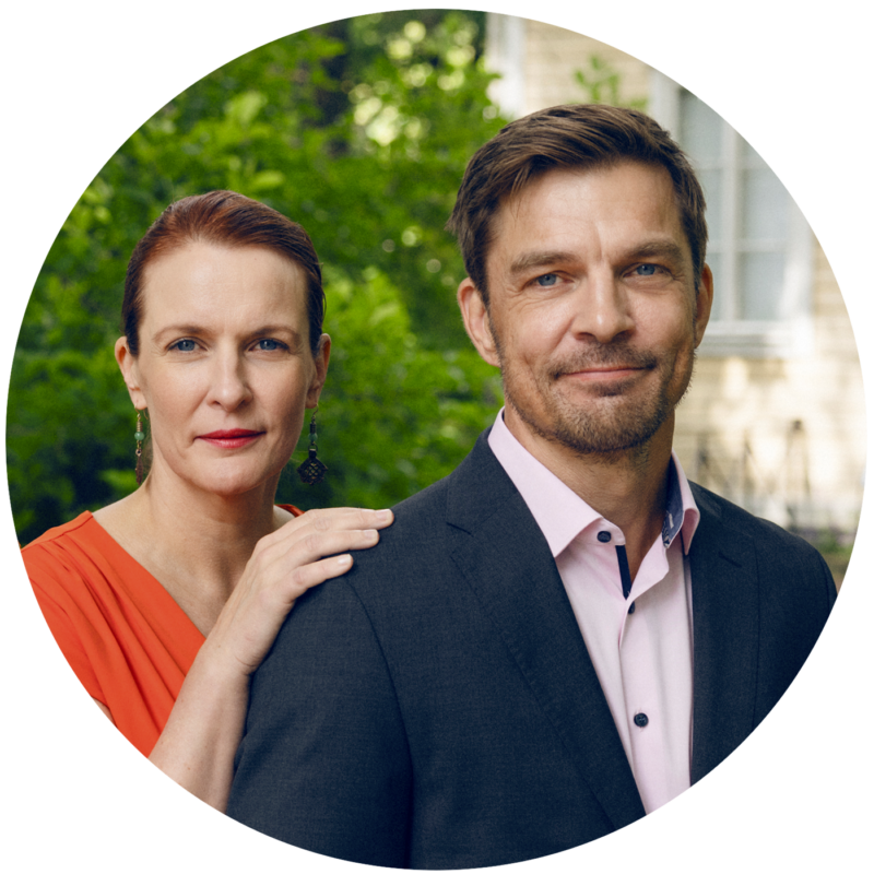 Tiina Kristoffersson ja V. M. Toivonen